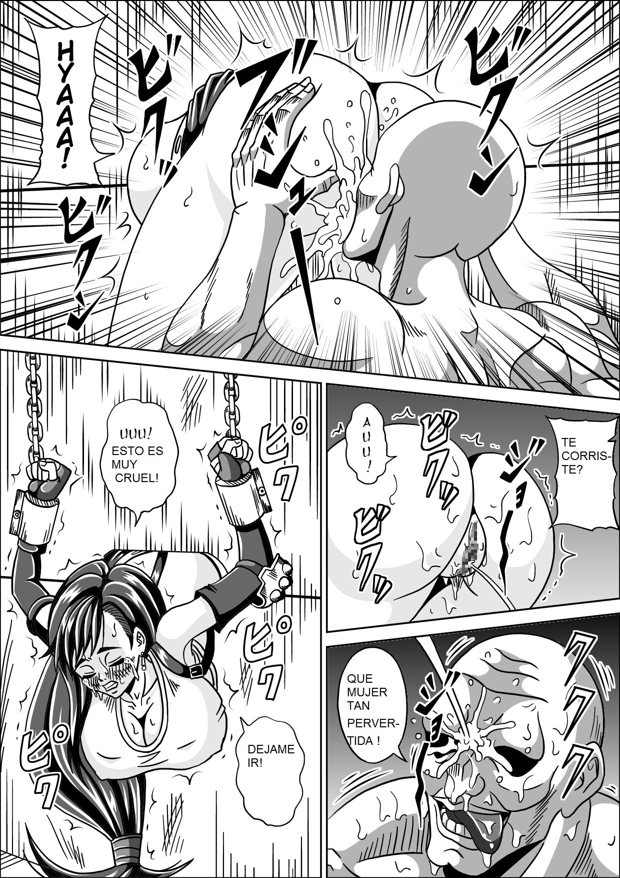 Ryoujoku Choukyou Kabe Tifa | Rape Training Wall Tifa page 7 full