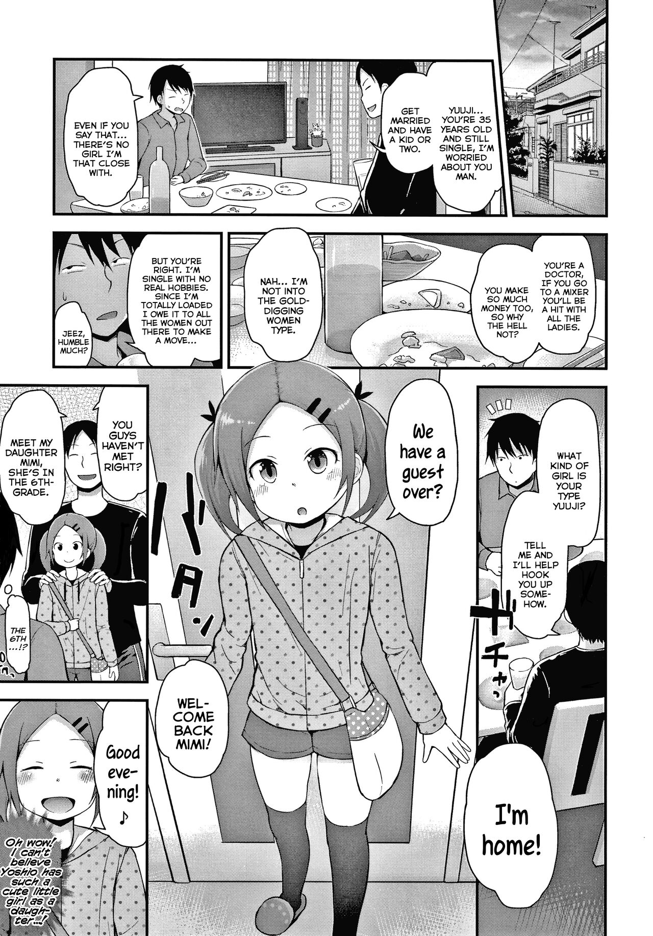 Joji wa Okane Mochi ga Suki | Little Girls Love Guys Who Are Loaded page 1 full