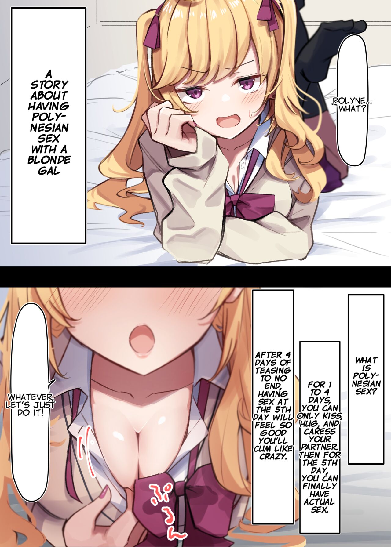 Polynesian Sex with a Blonde Gal｜Kinpatsu Girl to Polynesian Sex page 2 full