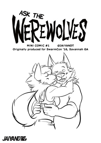 Ask The Werewolves Mini Comics cover
