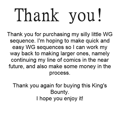 King's Bounty WG Sequence 1 - Bob page 2 full