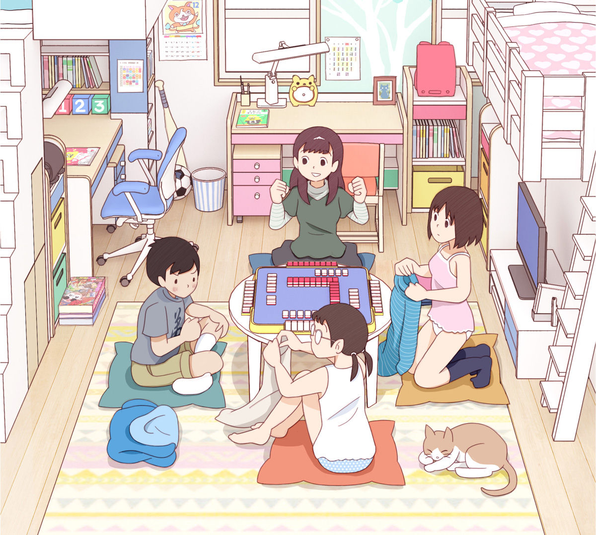 Undress Mahjong Party  page 5 full