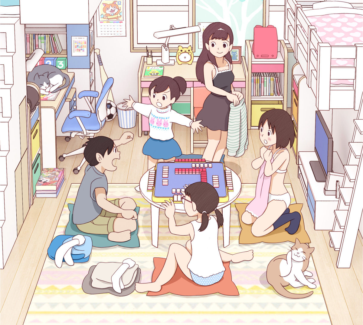 Undress Mahjong Party  page 6 full