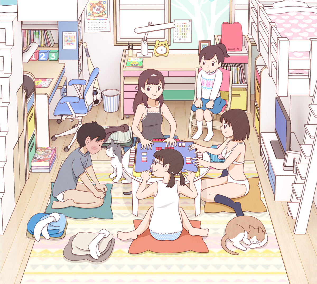 Undress Mahjong Party  page 8 full