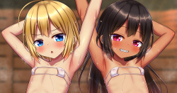 Sauna de Asedaku no Onnanoko Futari Ver