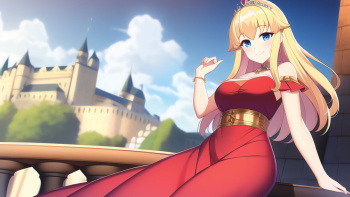 Princess Dating Sim CG cover