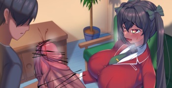  Kasshoku Futanari Imouto to Chinpo Kurabe cover