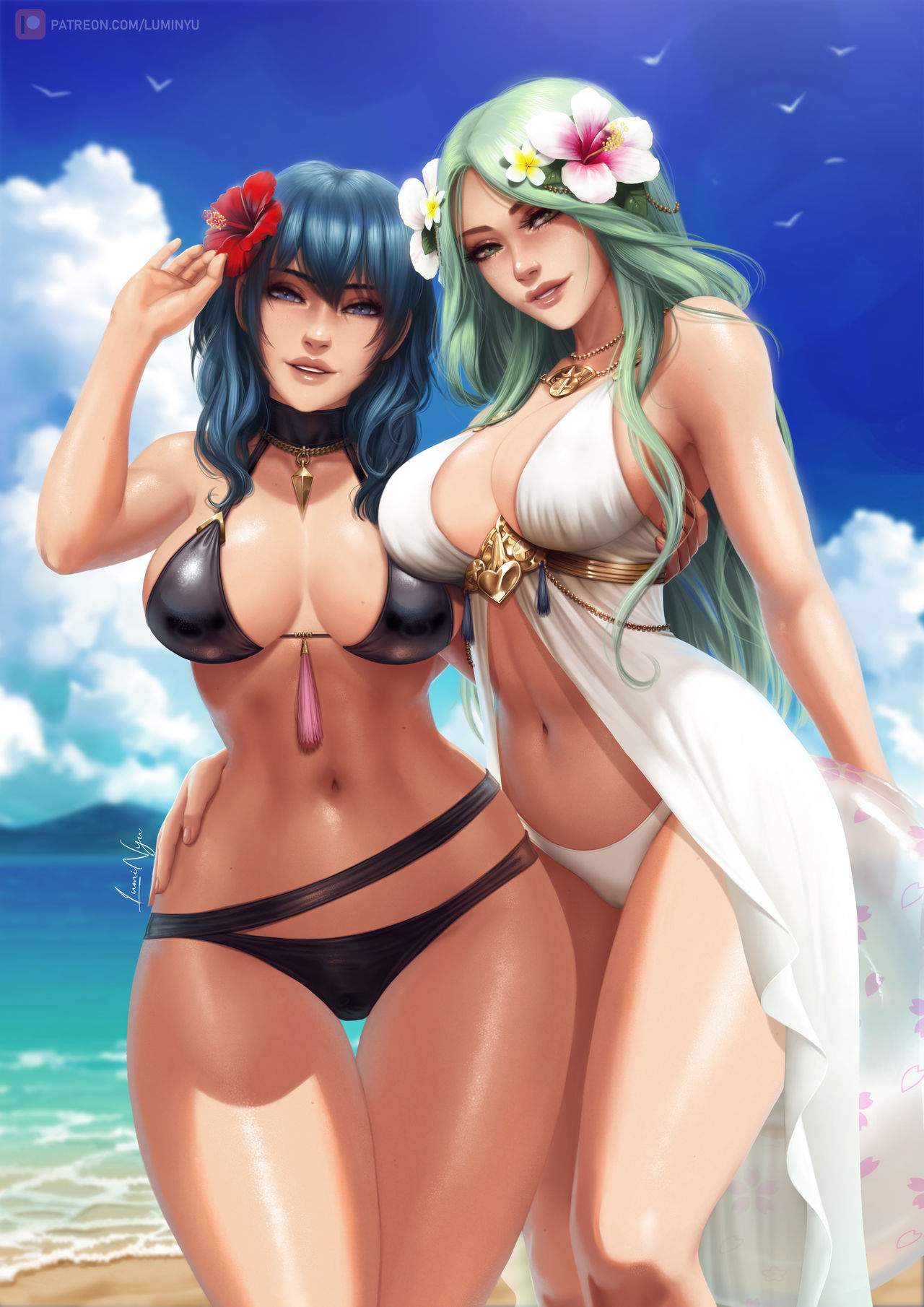 LumiNyu Summer Byleth &amp; Rhea page 1 full