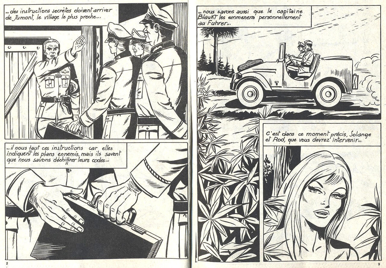 Solange, Messager sur le front + Striker, Vengeance page 3 full