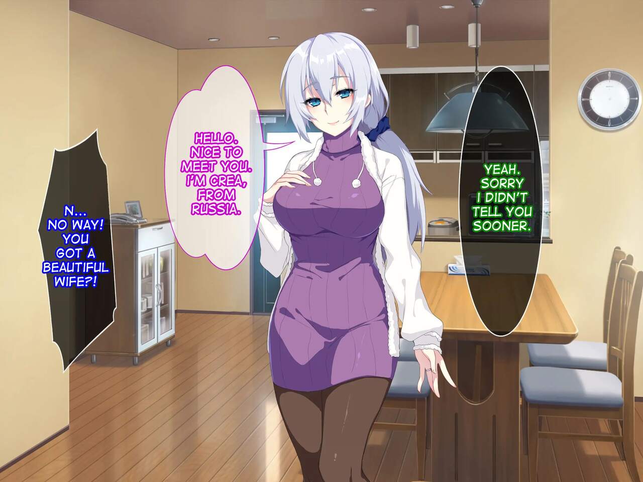 Atarashii Haha wa Russia-jin!? Oyaji ni Naisho de Niizuma Netori! | My New Mother Is A Russian ! I NTR'd My Dad In Secret! page 6 full