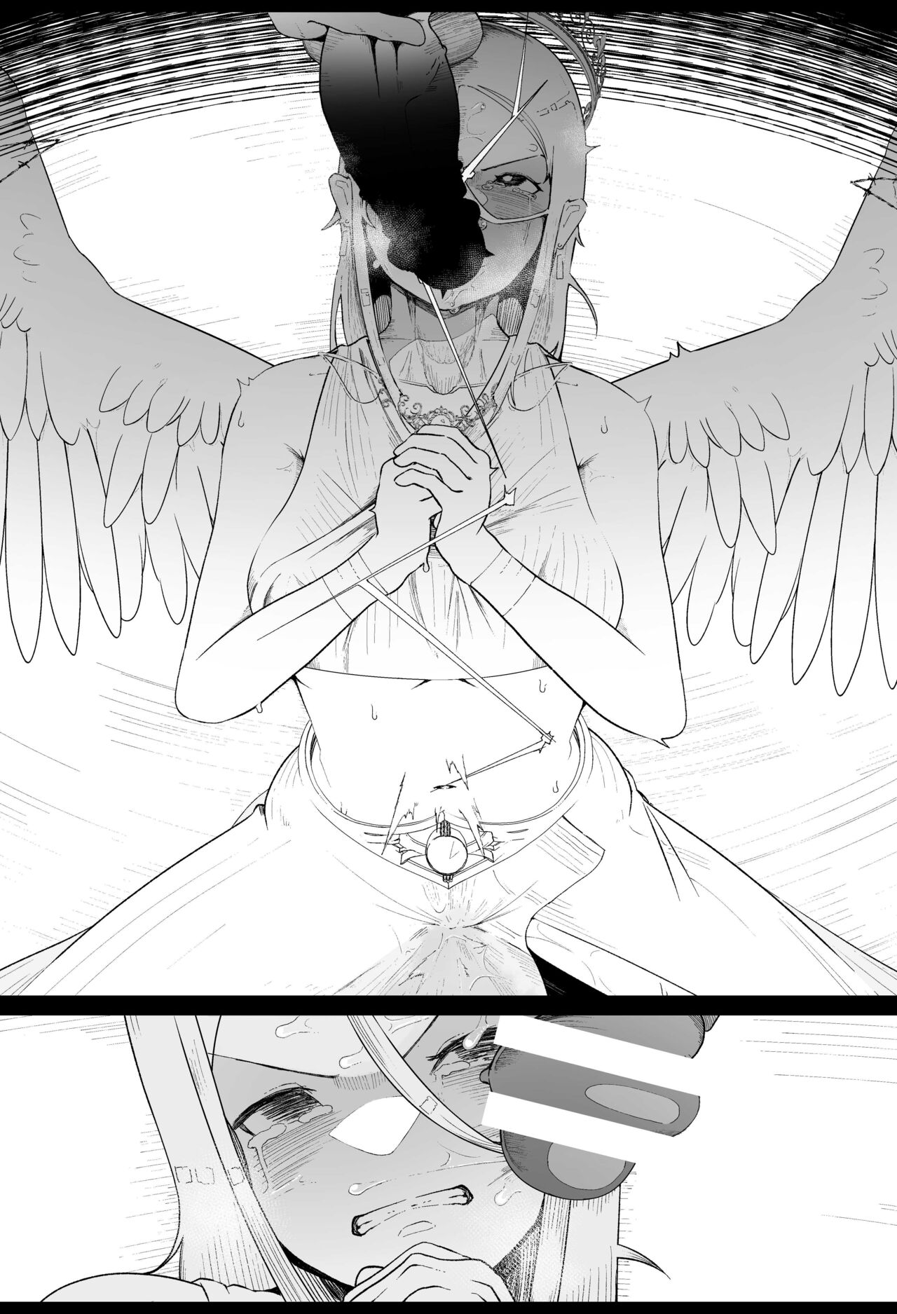 女神様におちんぽでマーキングする漫画 page 8 full