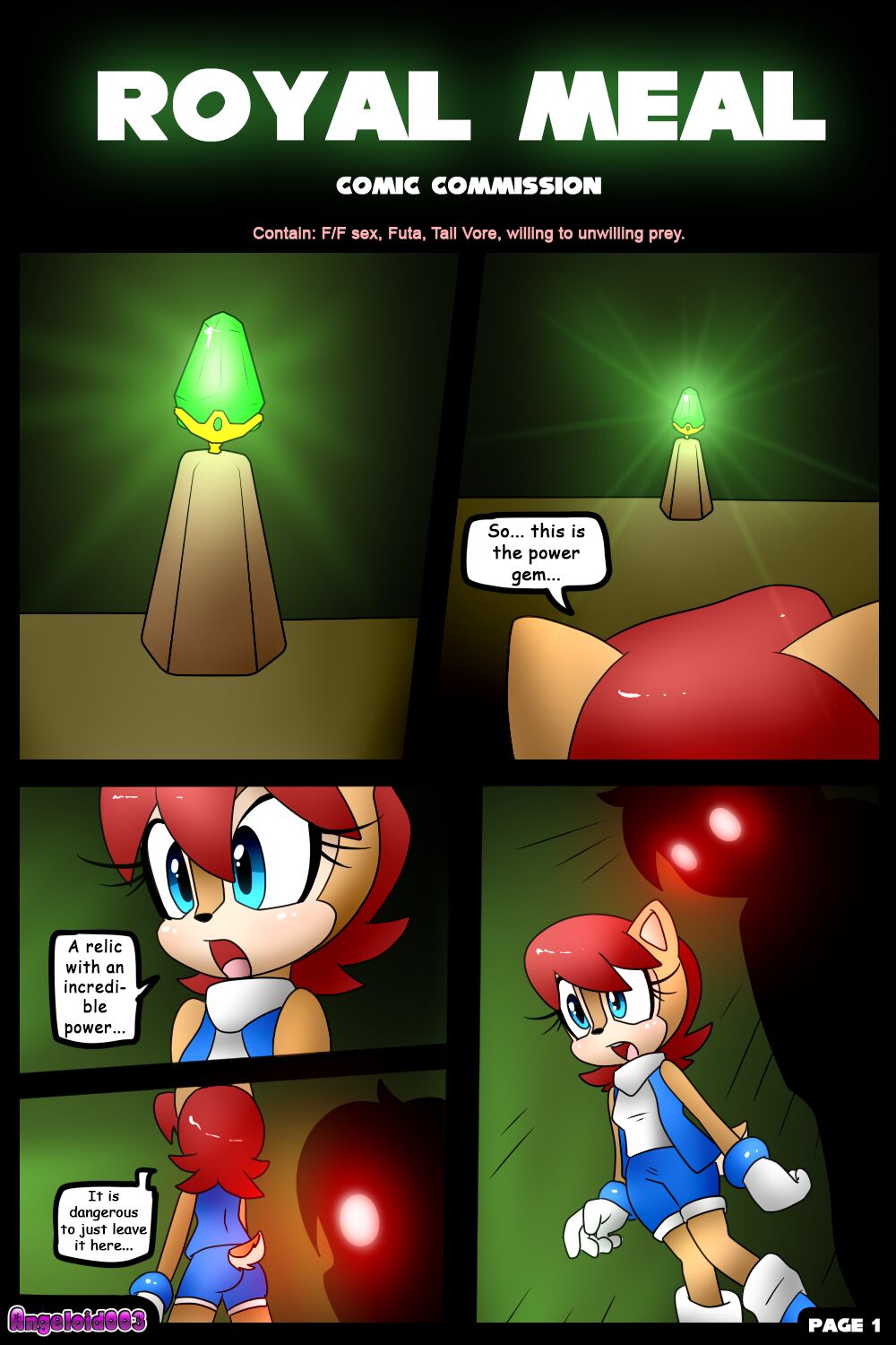 Royal Meal - Commission 133 page 1 full