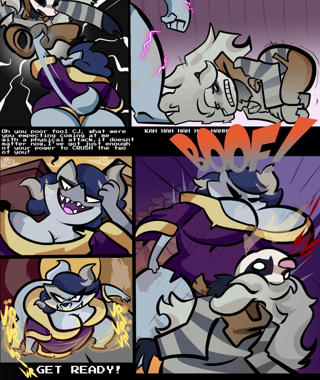 Thunder Thresh and CJ the Hobo vs Foxtrot: The Power Purloiner! page 7 full