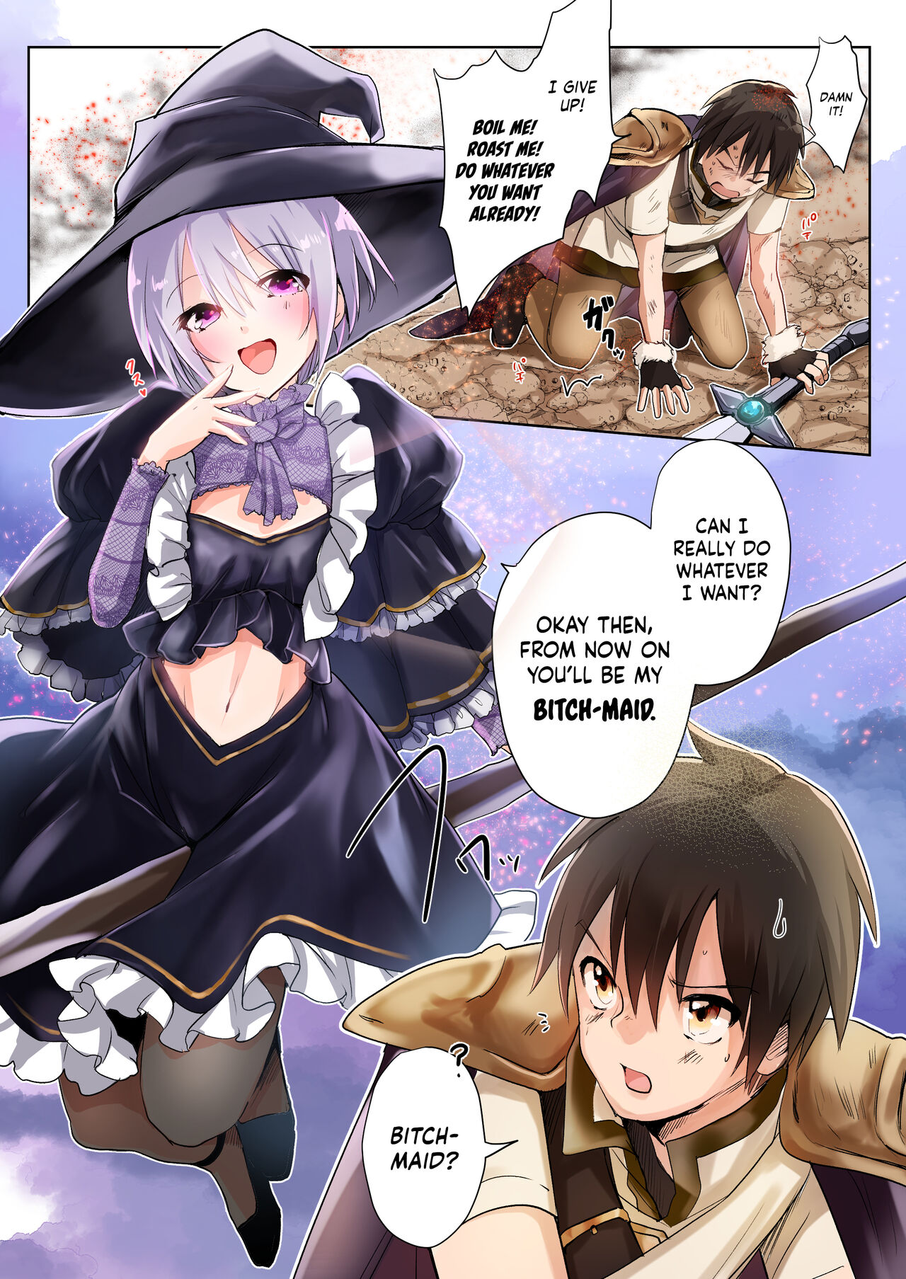 Yuusha no Ore wa TS Mesuinu Maid nanka ni wa Zettai ni Naranai! page 1 full