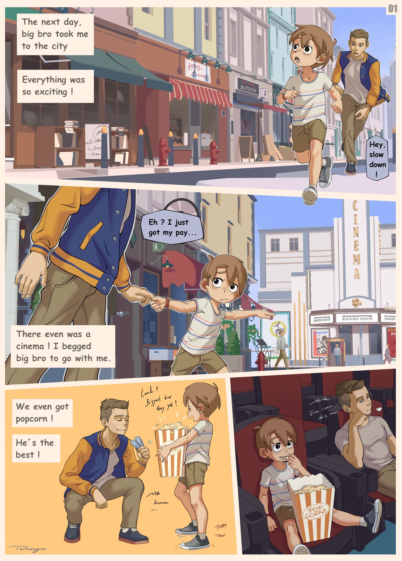 First time at the cinema page 1 full