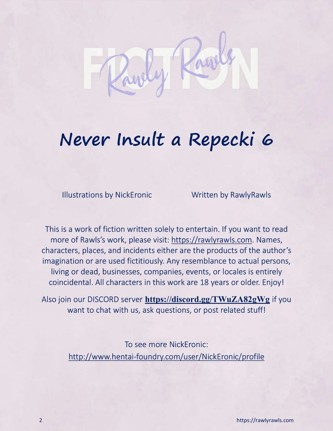 Never Insult a Repecki  - 6 - english page 2 full
