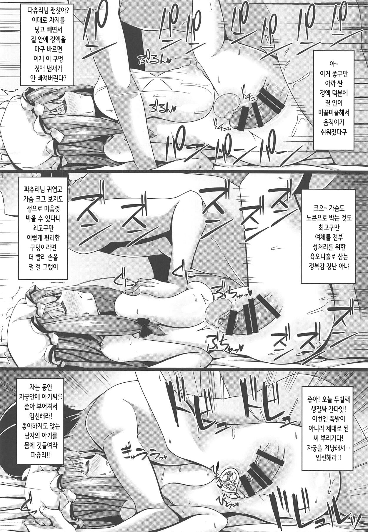 Neteiru Patchouli ni wa Nani o Shite mo Yoi | 자고 있는 파츄리에게는 어떤 짓을 해도 좋다 page 10 full