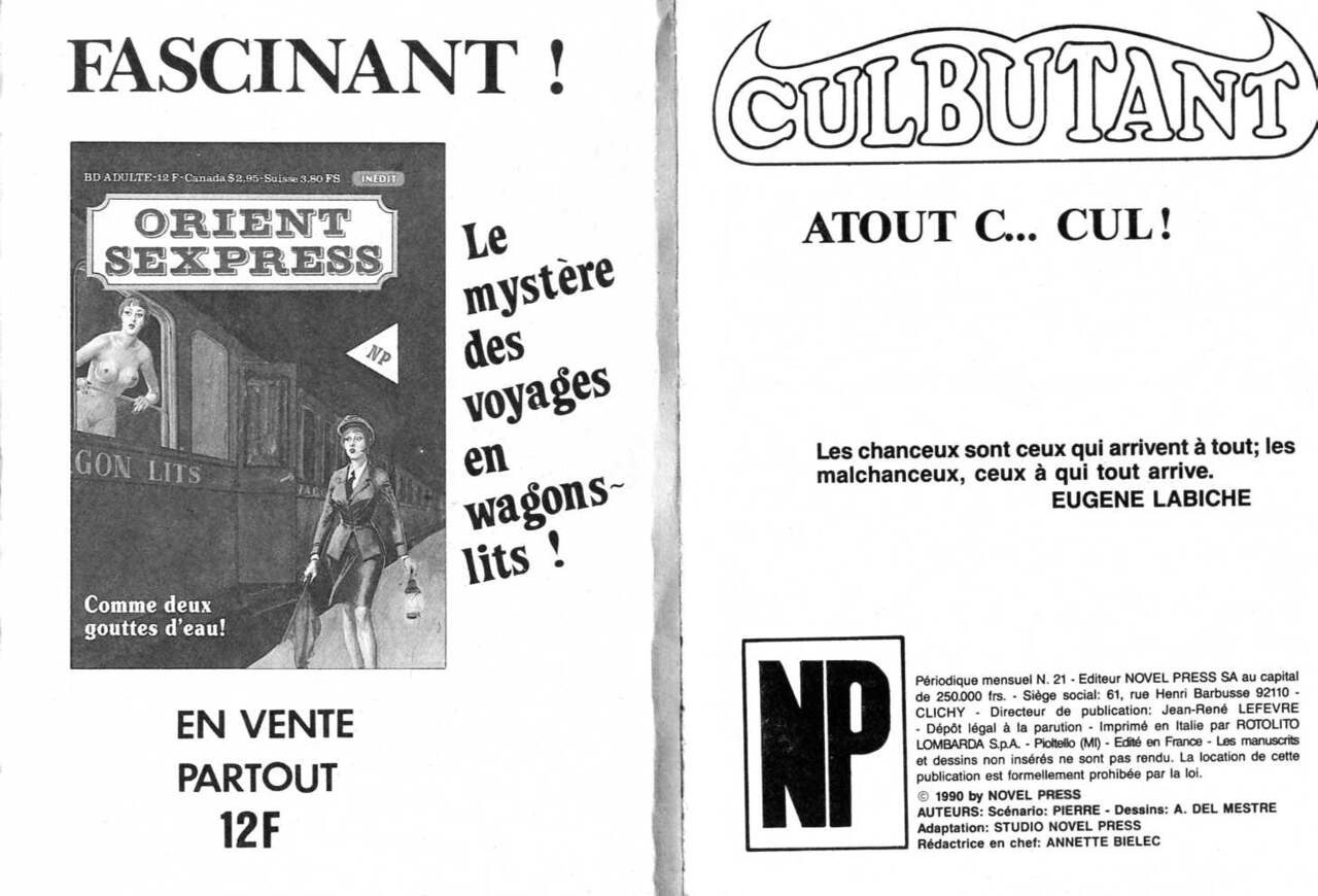 PFA - Novel press Culbutant #21 Atout C... Cul - b Chaussures à leurs pieds page 2 full