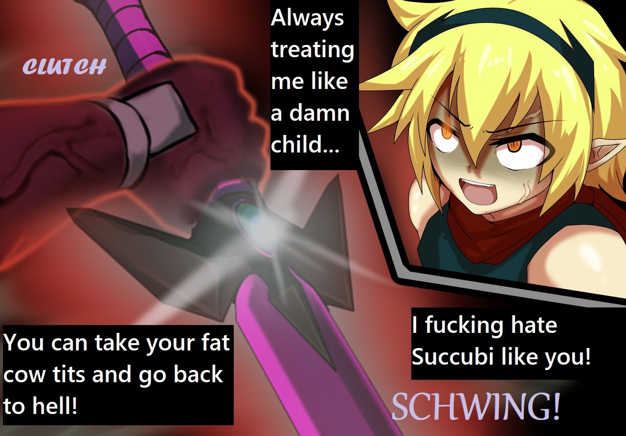 Mature Succubus Swallowing Hero page 10 full