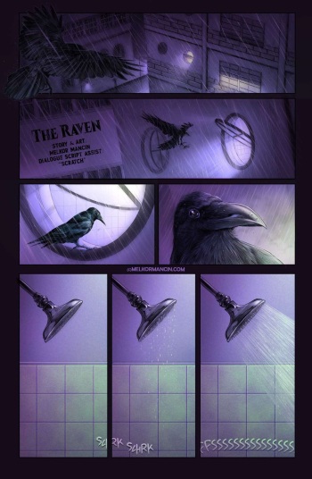 The Raven – Melkor Mancin - english cover