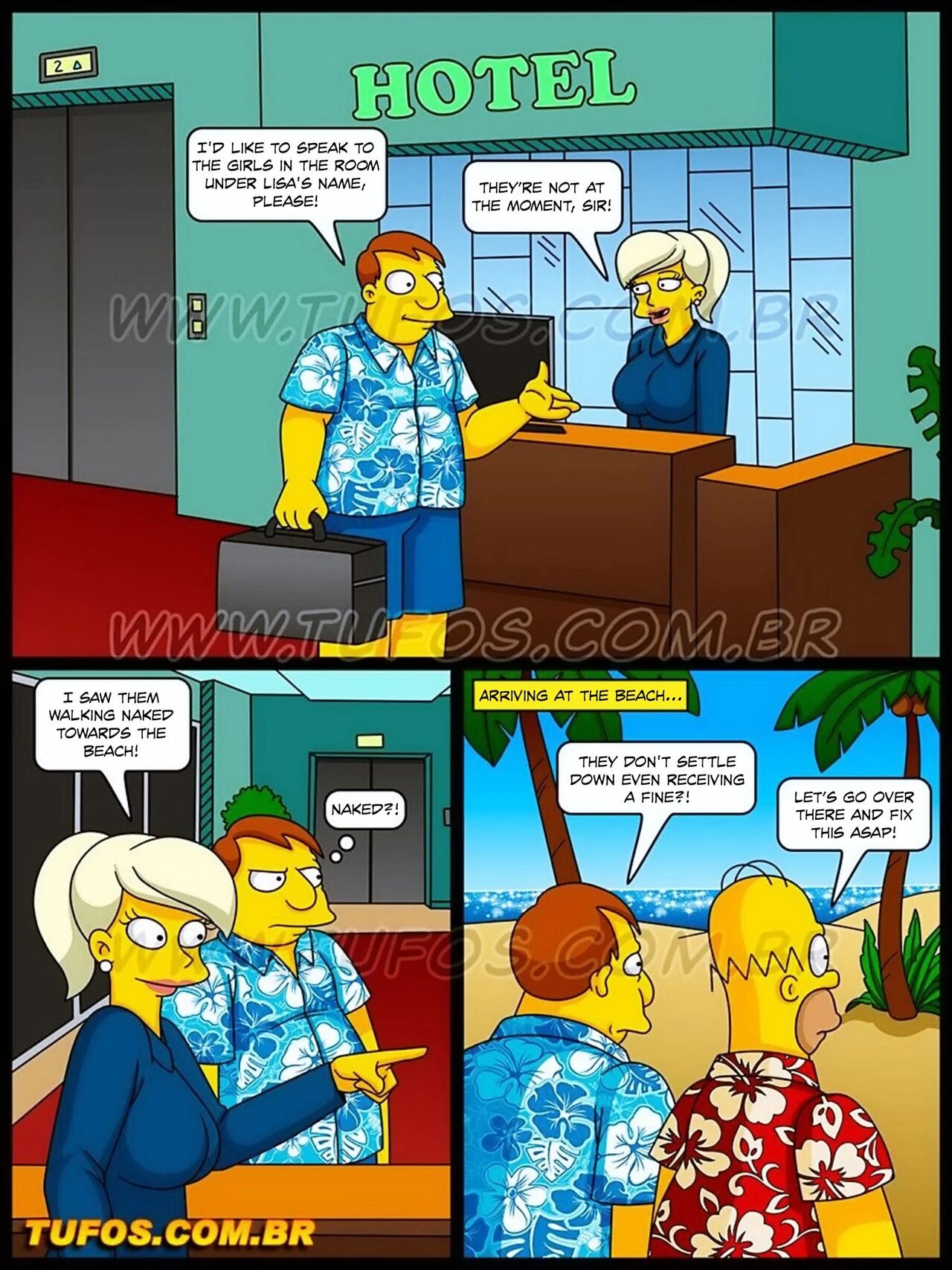 Os Simptoons 46 – Whores In The Caribbean 3 - english page 3 full