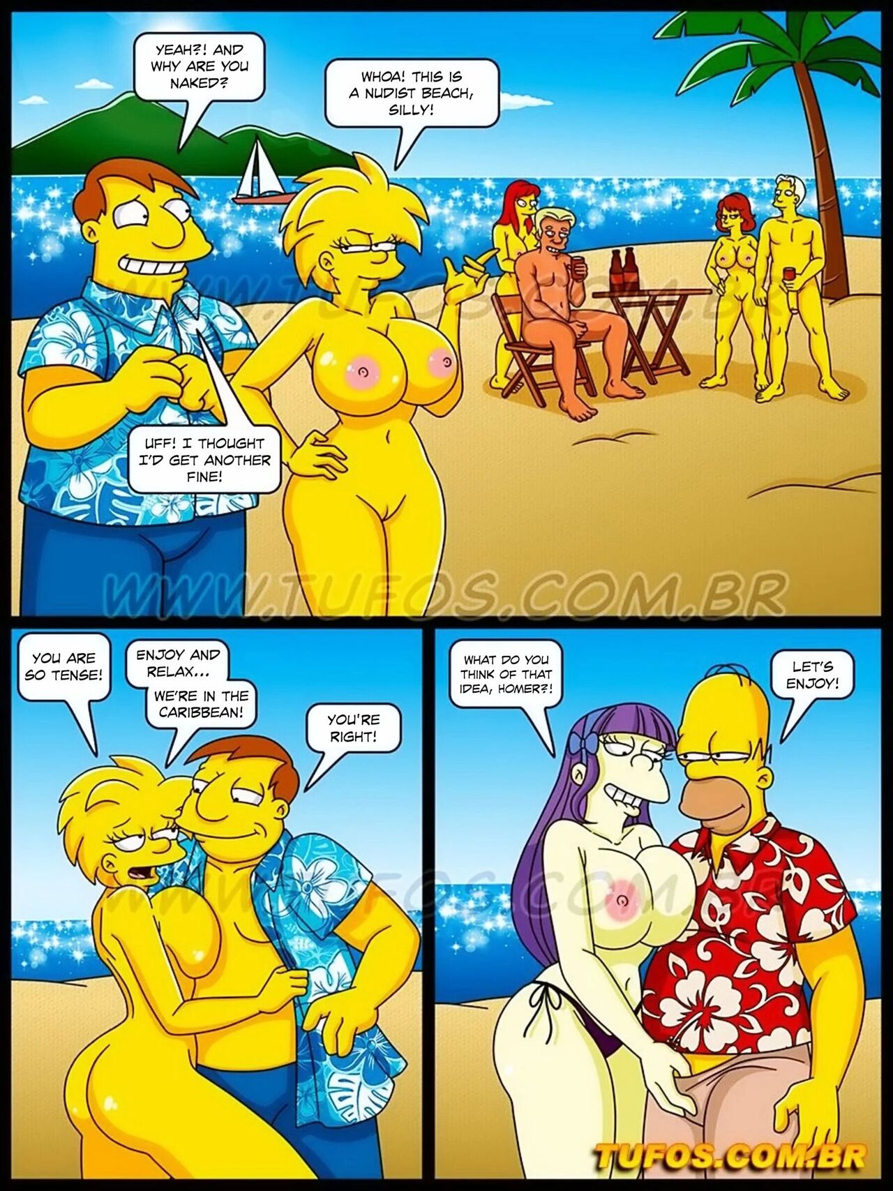 Os Simptoons 46 – Whores In The Caribbean 3 - english page 5 full