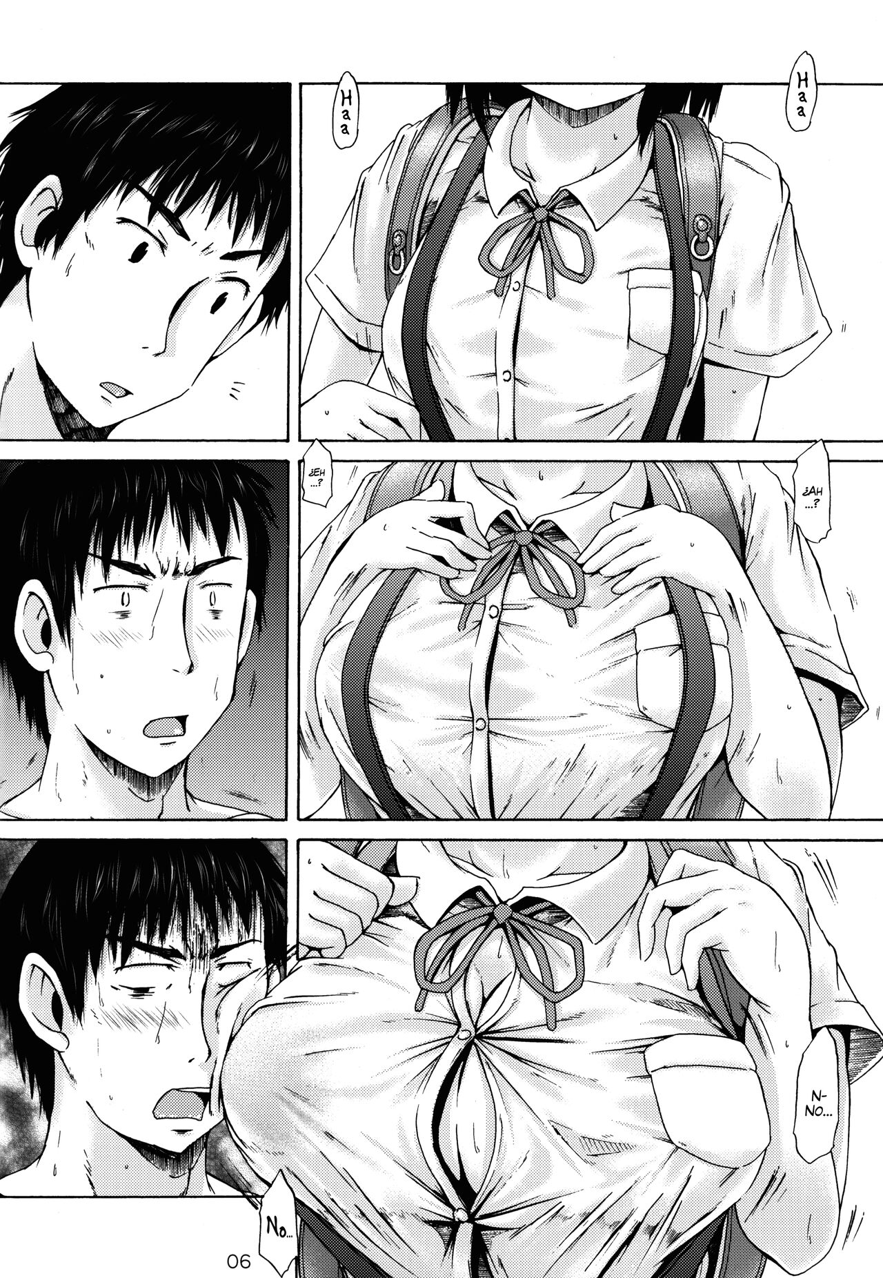 Tsuri Skirt no Onnanoko ga Ayashii Supple de Tayuntayun ni Nacchatta! | ¡Una Chica Con Falda Y Tirantes Se Vuelve Tetona Por Tomar Un Suplemento! page 6 full