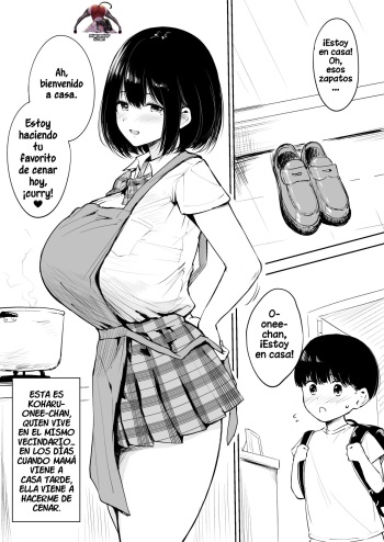 Kinjo no Onee-chan to Orusu Ban | Home Alone with the Neighborhood Onee-chan cover