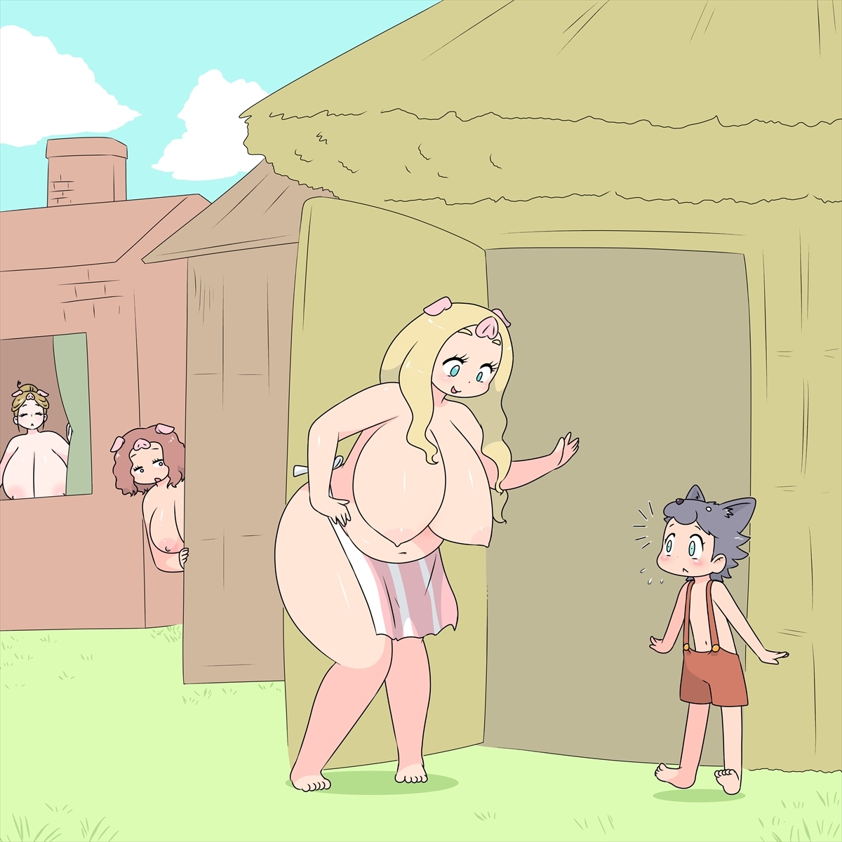 Three Little Pigs And The Big Bad Wolf page 1 full